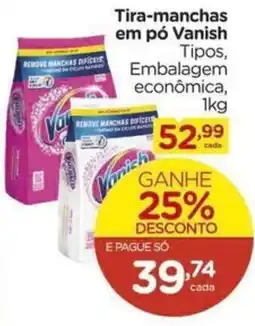 Carrefour Tira-manchas em pó Vanish oferta