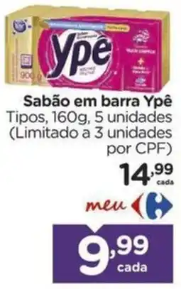 Carrefour Sabão em barra Ypê oferta