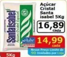 Mialich Supermercados Açúcar Cristal Santa Isabel oferta