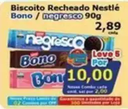 Mialich Supermercados Biscoito recheado nestlé bono / negresco oferta
