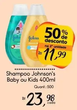 Giassi Supermercados Shampoo johnson's baby ou kids oferta