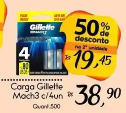 Giassi Supermercados Carga gillette mach3 c/4un oferta
