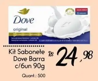 Kit Sabonete Dove Barra