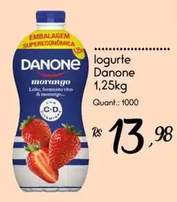Giassi Supermercados logurte danone morango oferta