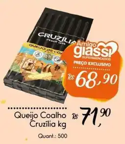 Giassi Supermercados Queijo Coalho Cruzília oferta