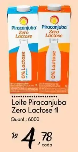 Giassi Supermercados Leite piracanjuba zero lactose 1l oferta