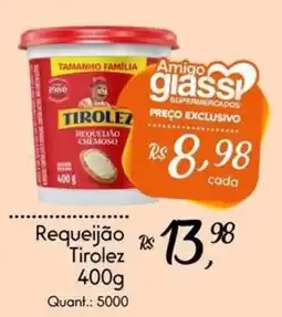Giassi Supermercados Requeijão tirolez oferta