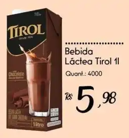 Giassi Supermercados Bebida Láctea Tirol 1l oferta