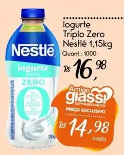 Giassi Supermercados Iogurte batido zero oferta