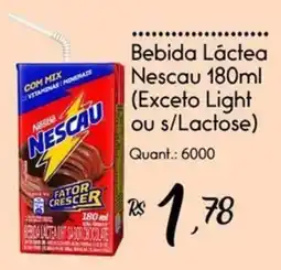 Giassi Supermercados Bebida Láctea Nescau oferta