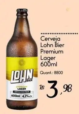 Giassi Supermercados Cerveja lohn bier premium lager oferta