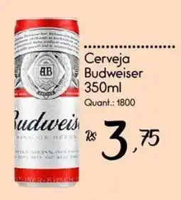 Giassi Supermercados Cerveja Budweiser oferta