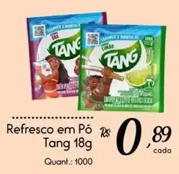 Giassi Supermercados Refresco em Pó Tang 18g oferta