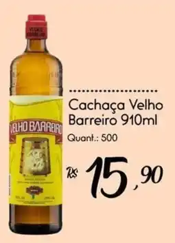 Giassi Supermercados Cachaça Velho Barreiro oferta