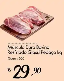 Giassi Supermercados Músculo Duro Bovino Resfriado Giassi Pedaço oferta