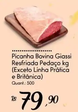 Giassi Supermercados Picanha bovina giassi oferta