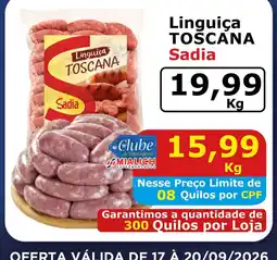 Mialich Supermercados Linguiça toscana sadia oferta