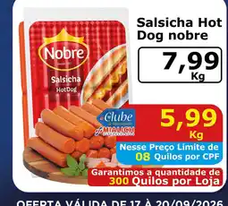 Mialich Supermercados Salsicha Hot Dog nobre oferta