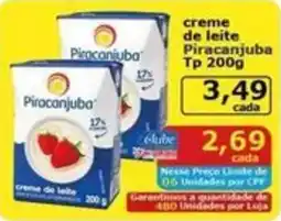 Mialich Supermercados Creme de leite piracanjuba oferta
