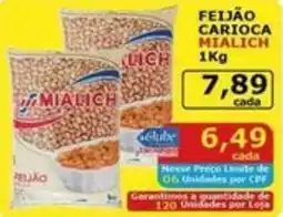 Mialich Supermercados Feijão carioca malich oferta
