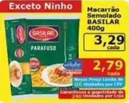 Mialich Supermercados Macarrão semolado basilar oferta