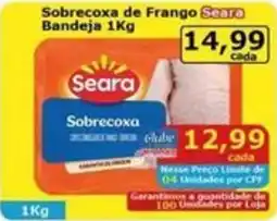 Mialich Supermercados Sobrecoxa de Frango Seara oferta