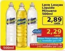 Mialich Supermercados Lava Louças Líquido Minuano oferta