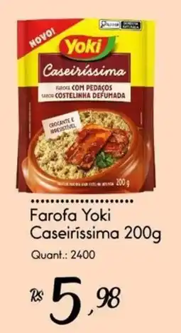 Giassi Supermercados Farofa yoki caseiríssima oferta
