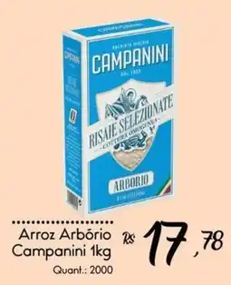 Giassi Supermercados Arroz Arbório Campanini oferta