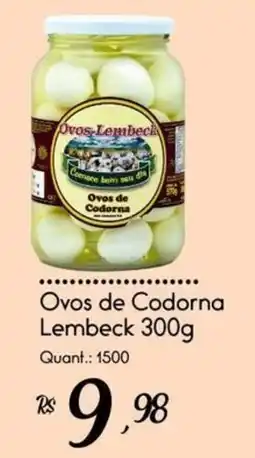 Giassi Supermercados Ovos de Codorna Lembeck oferta