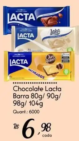 Giassi Supermercados Chocolate lacta oferta