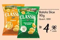 Giassi Supermercados Classic slice sour cream & onion oferta