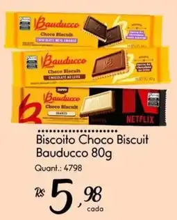 Giassi Supermercados Biscoito Choco Biscuit Bauducco oferta