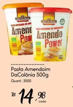 Giassi Supermercados Pasta amendoim dacolonia oferta