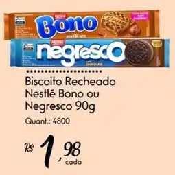 Giassi Supermercados Biscoito Recheado Nestlé Bono ou Negresco oferta