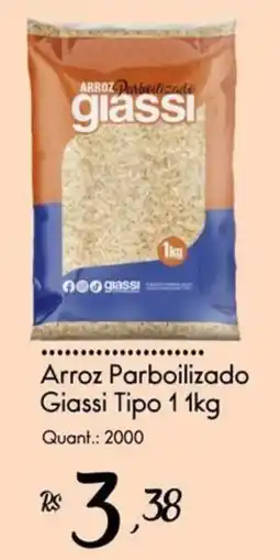 Giassi Supermercados Arroz parboilizado giassi tipo 1 oferta