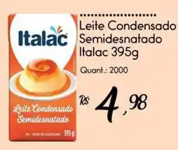 Giassi Supermercados Leite Condensado Semidesnatado Italac oferta