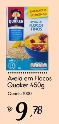 Giassi Supermercados Aveia em Flocos Quaker oferta