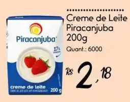 Giassi Supermercados Creme de leite piracanjuba oferta
