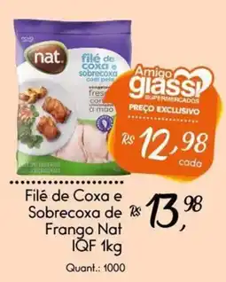 Giassi Supermercados Filé de Coxa e Sobrecoxa de Frango Nat oferta