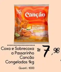 Giassi Supermercados Coxa e Sobrecoxa a Passarinho Cancão oferta