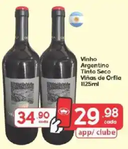 Supermercados Princesa Vinho Argentino Tinto Seco Viñas de Orfila oferta
