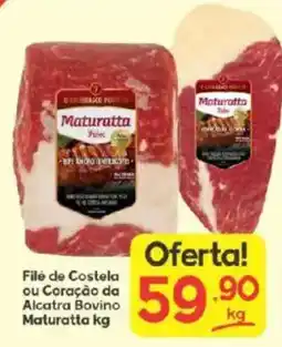 Supermercados Princesa Filé de Costela ou Coração da Alcatra Bovino Maturatta oferta