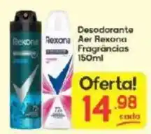Supermercados Princesa Desodorante Aer Rexona Fragrâncias oferta
