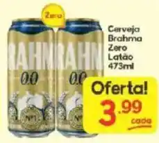 Supermercados Princesa Cerveja Brahma Zero Latão oferta
