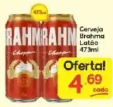 Supermercados Princesa Cerveja brahma latão oferta