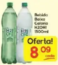 Supermercados Princesa Bebida Baixa Caloria H2OH! 1500ml oferta