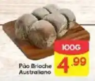 Supermercados Princesa Pão Brioche Australiano oferta