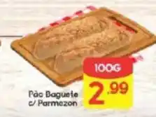 Supermercados Princesa Pão Baguete c/ Parmesão oferta