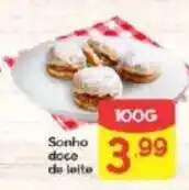 Supermercados Princesa Sonho doce de leite oferta